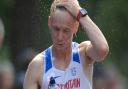 Callum Wilkinson, pictured here in 2017, finished an excellent 10th in the Tokyo Olympics 20k race walk