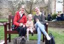 Friends and family have enjoyed getting back out following the easing of restrictions. Elaine Robinson, Orla White and Jess White with Winston the dog at Abbey Gardens in Bury St Edmunds.