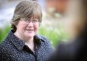 Therese Coffey is continuing to campaign on local banking and rural post offices