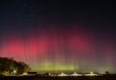 The Northern lights were visible in Suffolk skies last night