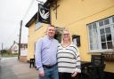 Stephen and Julie Penney have reopened The Swan in Monks Eleigh this week. Image: Charlotte Bond, Newsquest