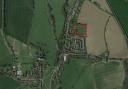 The proposed site for six news homes in Long Melford. Credit: Google Maps