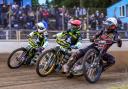 Emil Sayfutdinov, far left, had another great night but the Ipswich Witches were beaten at Sheffield Tigers