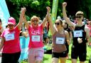 Runners at the Race for Life in Bury St Edmunds on Sunday