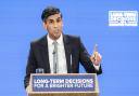 Rishi Sunak at the Conservative conference.