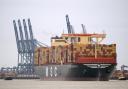 The MSC Loreto will be at the Port of Felixstowe this week