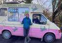 Bex and John Spillings have taken over the running of Scoops ice cream van at Walberswick