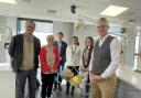 Suffolk MPs visited the dentistry school in Ipswich.