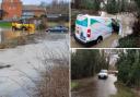 Flooding caused significant disruption across Suffolk on Friday