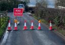 An emergency road closure has been put in place in Otley Road in Grundisburgh