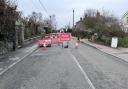 Bures Road in Great Cornard is closed