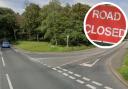 A busy road in Kesgrave will be closed for pothole repairs
