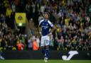 Jeremy Sarmiento reacts after Ipswich Town were beaten 1-0 at Norwich City in the East Anglian derby
