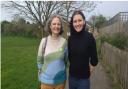Lorraine Baker (right) alongside Emma Buckmaster (left), Green Party candidate for Bury St Edmunds and Stowmarket constituency