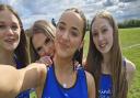 Scarlett Johnston, Lottie Boulter, Sophia Nock and Fleur Langmead, all aged 16, will take on the 10k zoo run