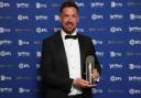 Former Ipswich Town captain Luke Chambers received the Sir Tom Finney award for his 'outstanding contribution to the Football League' last weekend.