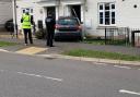 A 18-year-old has been arrested after a car crashed into a home in Suffolk (Image: Wayne Callaghan)