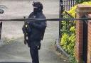 Armed police were spotted in Woodbridge