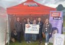 The Cancer Support Suffolk stand at the Suffolk Show where they were offering free skin checks