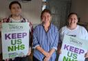 Jenny Riddell-Carpenter met with health workers to discuss issues with privatisation