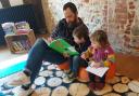 Sharing stories is a great way for adults and children to connect, and encourages imagination that feeds into other activities