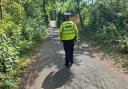 PC Owen Smith, who is leading Operation Brightway, said the Old Railway Line Footpath 'should be a safe place for everyone'