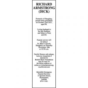 RICHARD ARMSTRONG (DICK)
