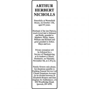 Arthur Herbert Nicholls