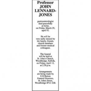JOHN LENNARD-JONES