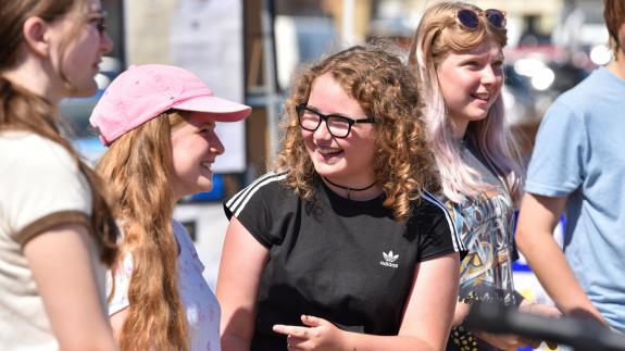 East Anglian Daily Times: Youngsters prepare for their part in the Aldeburgh Carnival Music Day East Anglian Daily Times: Youngsters prepare for their part in the Aldeburgh Carnival Music Day