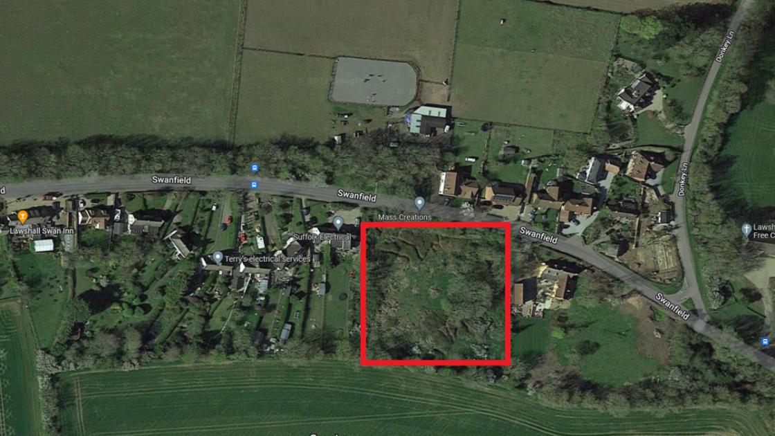 Plans for 5 detached homes in Suffolk village granted 