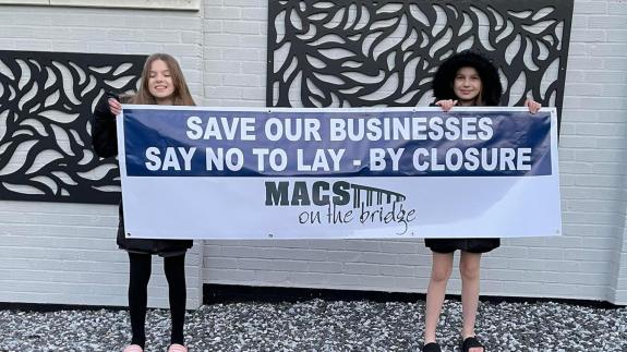 East Anglian Daily Times: Macs on the Bridge has been supported by customers and surrounding businesses, as well as local MP Tom Hunt. East Anglian Daily Times: Macs on the Bridge has been supported by customers and surrounding businesses, as well as local MP Tom Hunt.