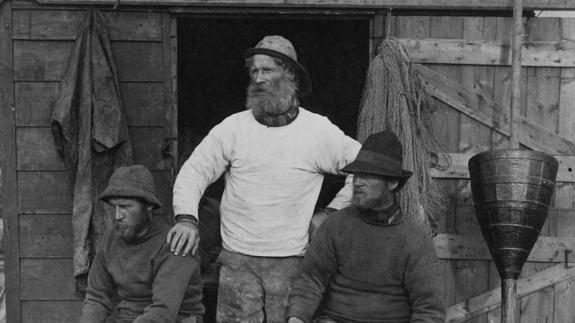 East Anglian Daily Times: East Coast Fishermen, c. 1886 by P.H. Emerson East Anglian Daily Times: East Coast Fishermen, c. 1886 by P.H. Emerson