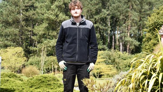 East Anglian Daily Times: Kyle Mann studies with Suffolk New College, he works for Perennial as an apprentice, spending his time looking after Fullers Mill Garden in West Stow East Anglian Daily Times: Kyle Mann studies with Suffolk New College, he works for Perennial as an apprentice, spending his time looking after Fullers Mill Garden in West Stow
