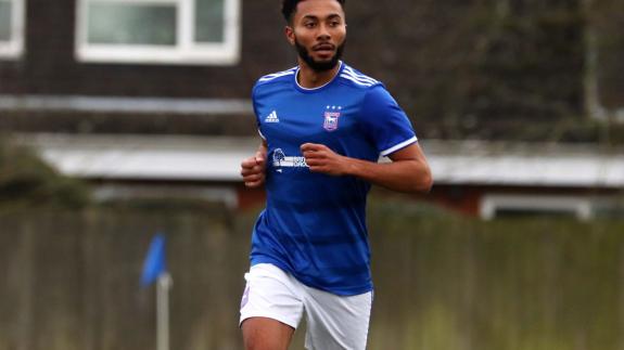 East Anglian Daily Times: Grant Ward pictured duringTown U23s 2-1 win over Crystal Palace at Playford Road Photo: ROSS HALLS East Anglian Daily Times: Grant Ward pictured duringTown U23s 2-1 win over Crystal Palace at Playford Road Photo: ROSS HALLS