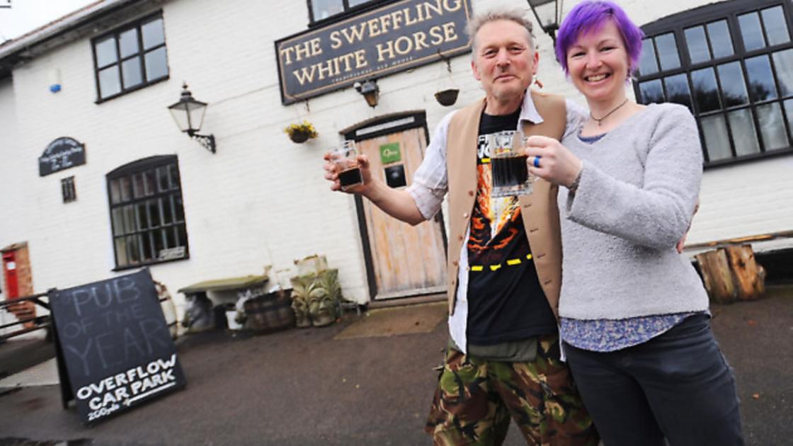 Sweffling White Horse is named Rural Pub of the Year by CAMRA members 