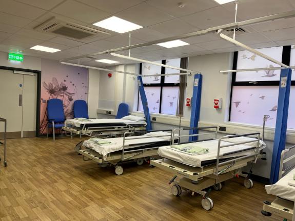 East Anglian Daily Times: One of the new discharge lounges at Ipswich Hospital. East Anglian Daily Times: One of the new discharge lounges at Ipswich Hospital.