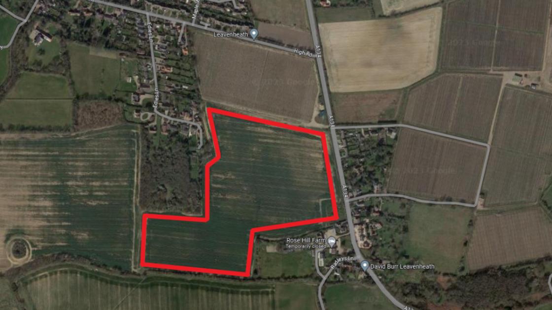 Plans to build 14 homes in Leavenheath submitted to council 