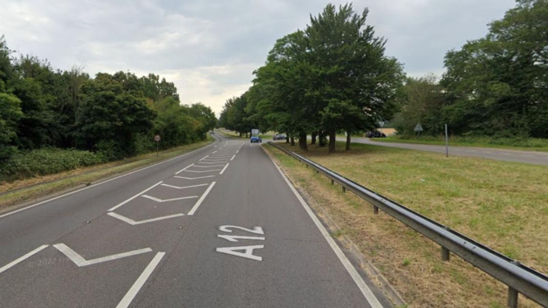 A12 shut in Farnham in Suffolk after two-vehicle crash 