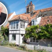 Richard Curtis and Emma Freud thanked firefighters who tackled a blaze at their Walberswick home