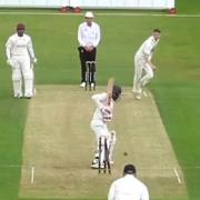 A video of Jonah Handy of Mildenhall CC has gone viral on social media