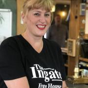 Michelle Payne, landlady at the Ingate Pub in Beccles. Photo: Victoria Pertusa