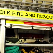 Fire crews have extinguished a large field blaze near Harleston.