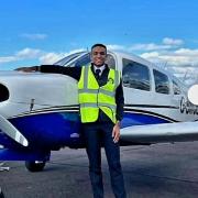 Ben Rourke gets his commercial pilot’s licence