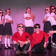Pupils from Bacton Primary School hit the stage at the Regal Theatre as part of the Jubilant! mini youth festival