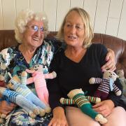 A 95-year-old from Needham Market has knitted over 50 teddy bears for children fleeing conflict from Ukraine.