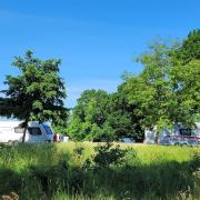 Travellers arrived at Christchurch Park in Ipswich last Wednesday