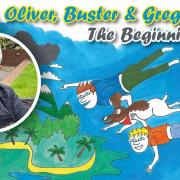 Retired firefighter Dave Collins has now turned his hand to releasing children's books which feature his grandchildren and beloved dog as main characters.