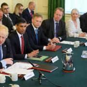 Boris Johnson was back at the Cabinet table on the day after the confidence vote.