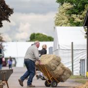 Organisers and exhibitors have been getting Trinity Park ready for the show.